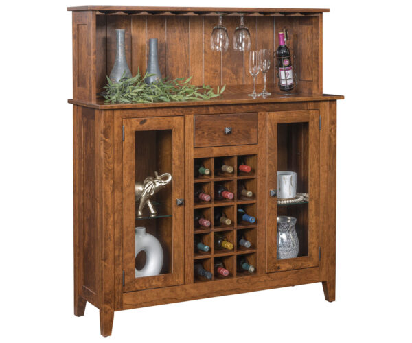 Settlers Ridge Wine Cabinet With Top