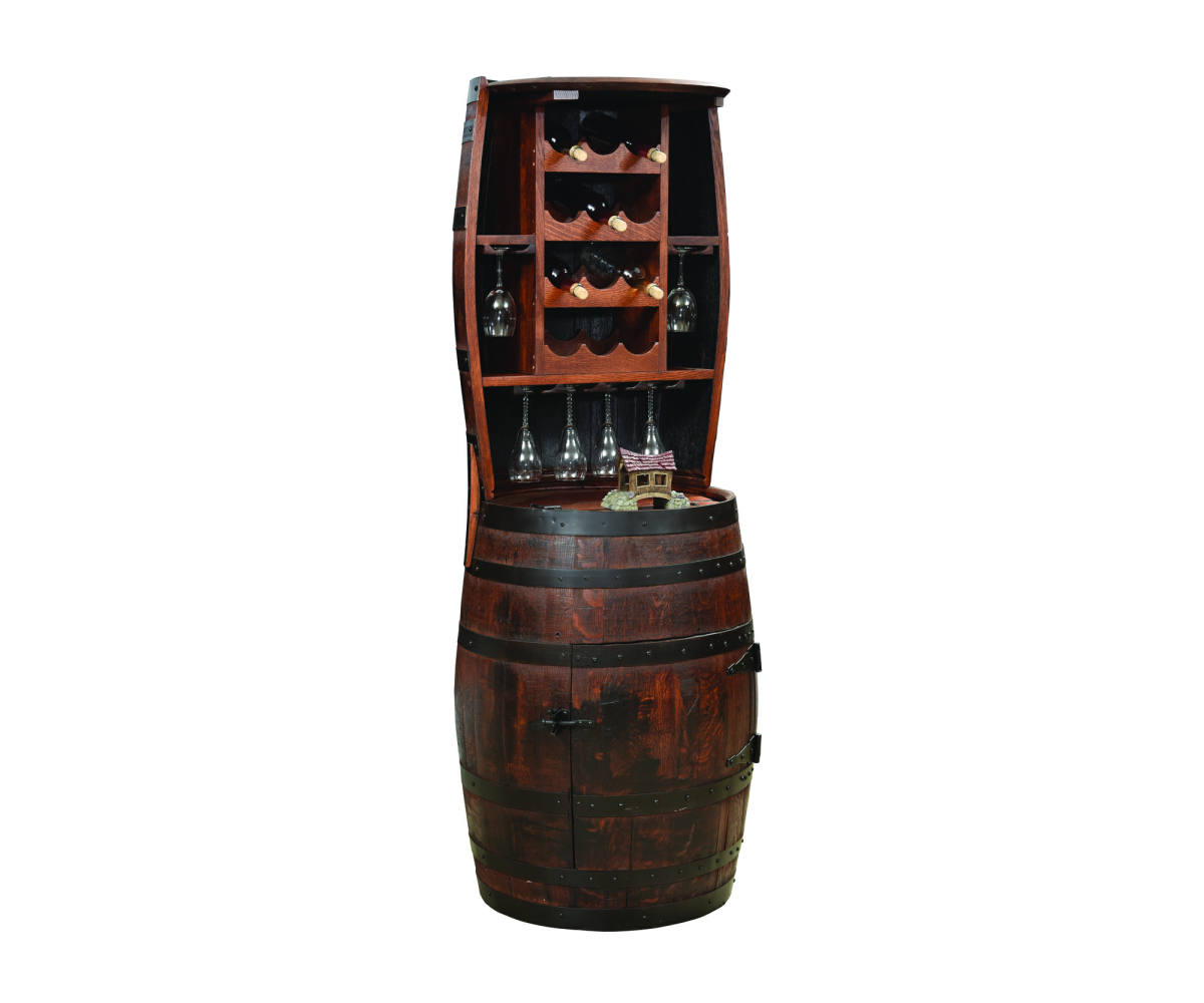 12 Bottle Barrel Hutch - Image 4