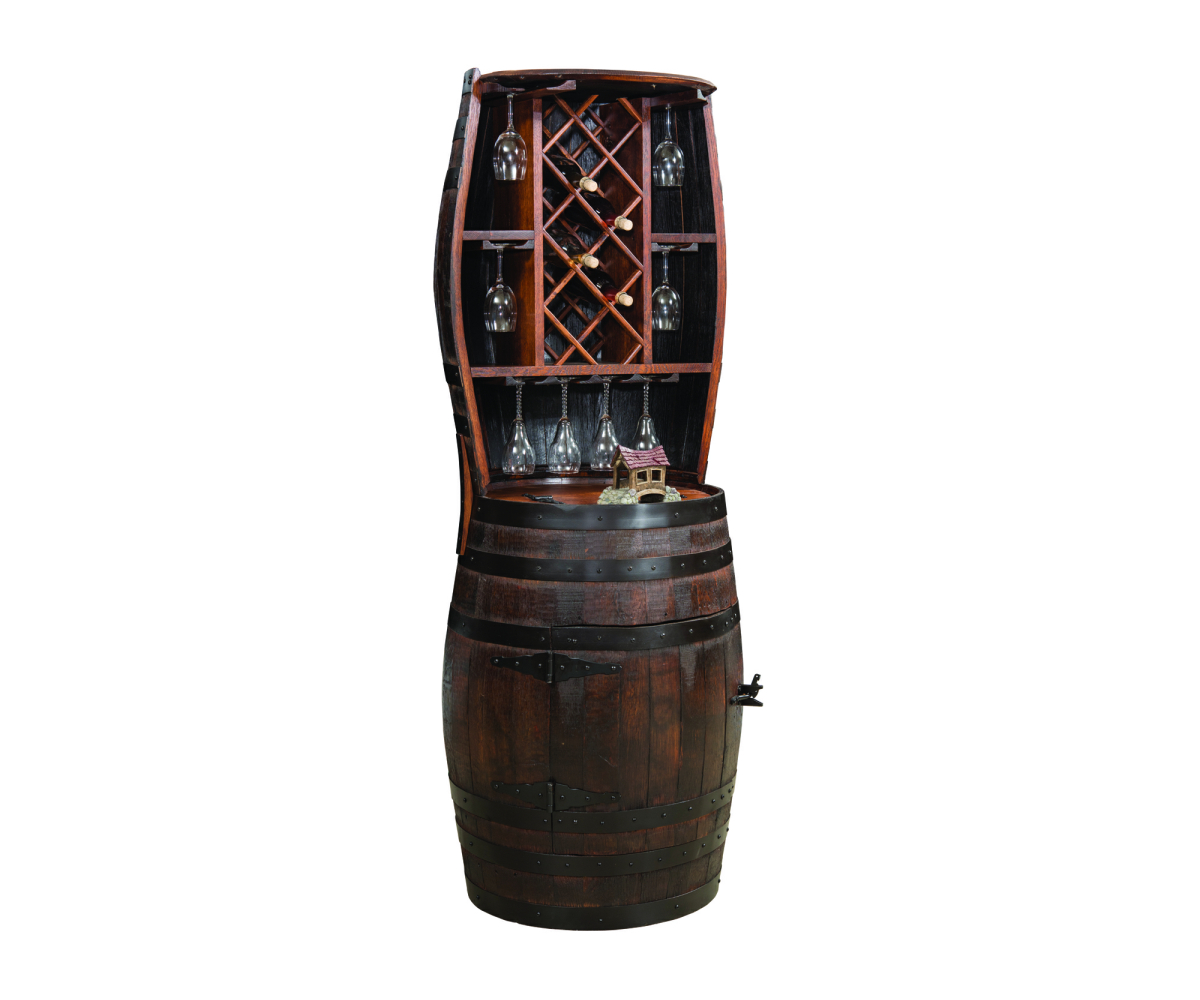 7 Bottle Barrel Hutch