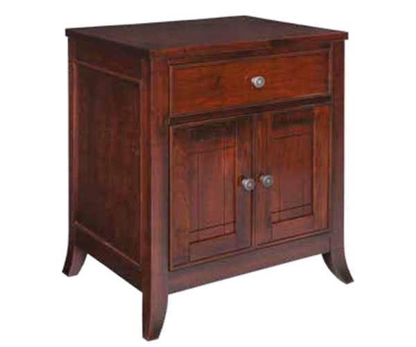 Kingston 1 Drawer 2 Door Nightstand