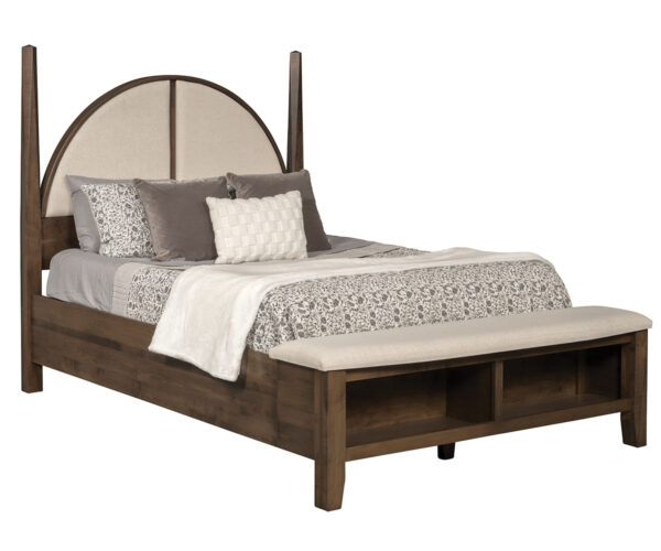 Meridian Post Bed With Footboard Bench