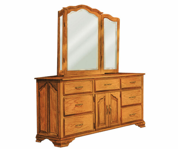 Wavy Cathedral Triple Dresser