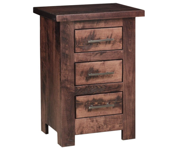 Tioga 3 Drawer Small Nightstand