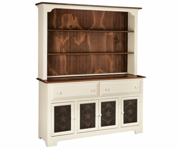 4 Door Hutch With Tin Doors