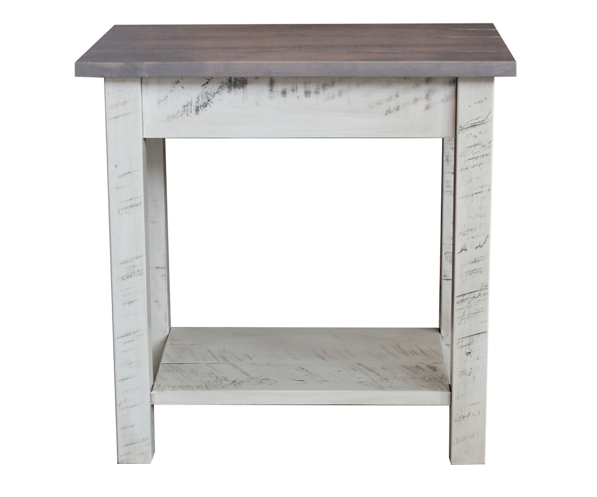 Painted Buckeye End Table