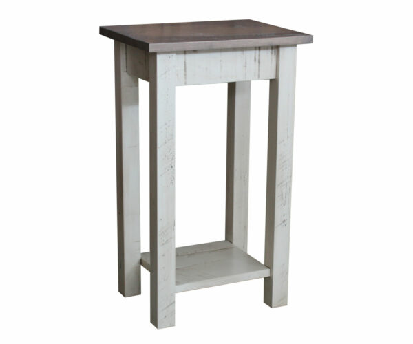 Painted Buckeye Chair Side Table