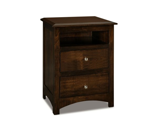 Finland 2 Drawer Open Nightstand