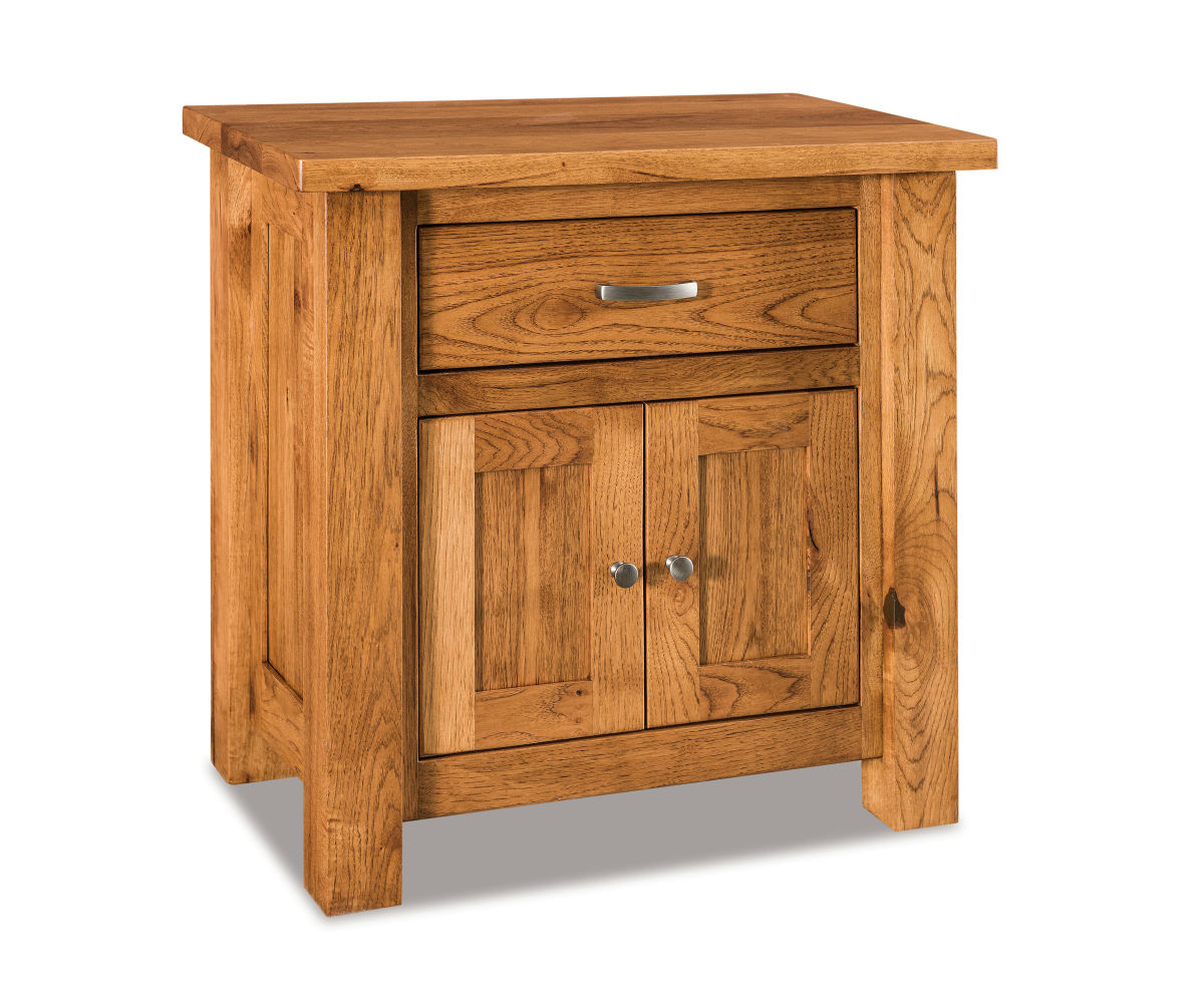 Heidi 1 Drawer 2 Door Nightstand