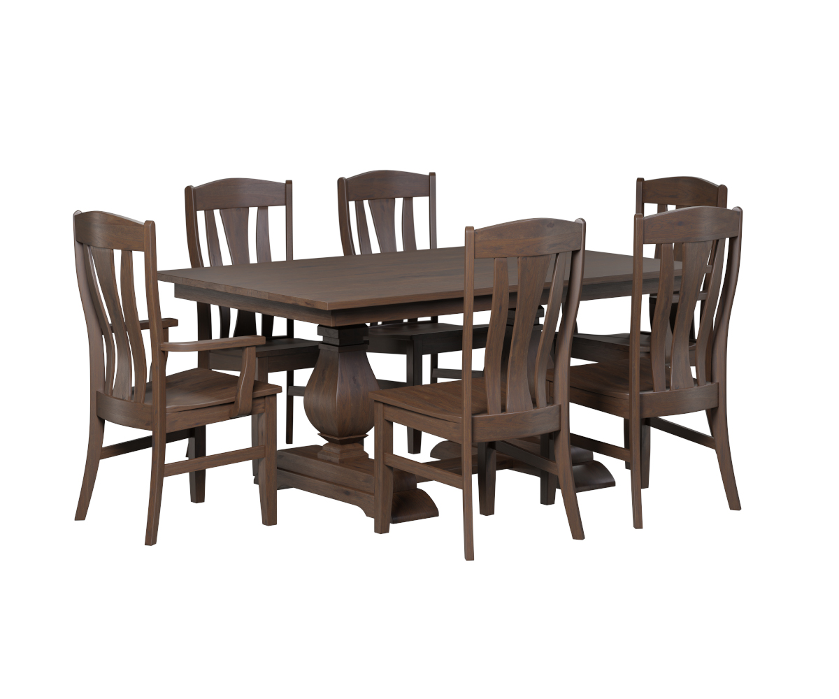 Oliver Double Pedestal Table - Image 2