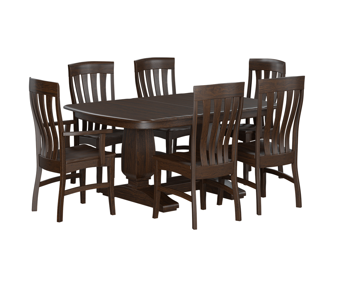 Basset Double Pedestal Table - Image 2