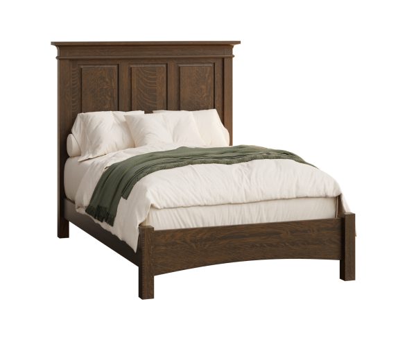 Old World Bed With Low Footboard